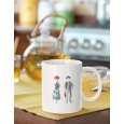 Kaffeetasse "Trachtenpaar"