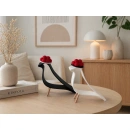 Aufsteller Bollenhut Vogel Schwarzwald weiß 3D-Druck