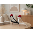 Aufsteller Bollenhut Vogel Schwarzwald weiß 3D-Druck