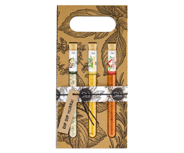 Gewürz-Geschenkset 3er "Dip Dip Hurra"