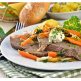 Suppenfleisch mit Meerrettichso&szlig;e