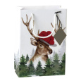 Geschenktasche Schwarzwald Hirsch mit Bollenhut
