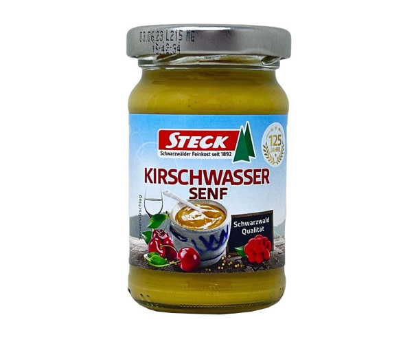 STECK Schwarzwälder Kirschwasser-Senf im Glas, 95 ml