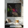 Jan Walter Schwarzwald Pop-Art "POP COLOR Auerhahn" 40 x 40 cm Leinwand