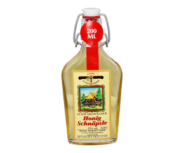 Schwarzwälder Honig-Schnäpsle Bügelflasche 200 ml, 35% Vol.