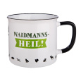 Keramik-Tasse Weidmanns Heil!  ca. 390 ml