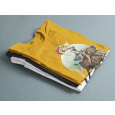 Roll-Up Shirt for Men Es rennt ä Sau de Garde na|mustard|l