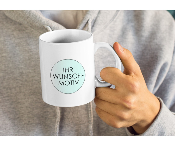 Keramik-Tasse, individuell bedruckt