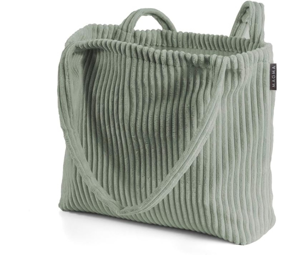Damen Tragetasche "CORD" salbei