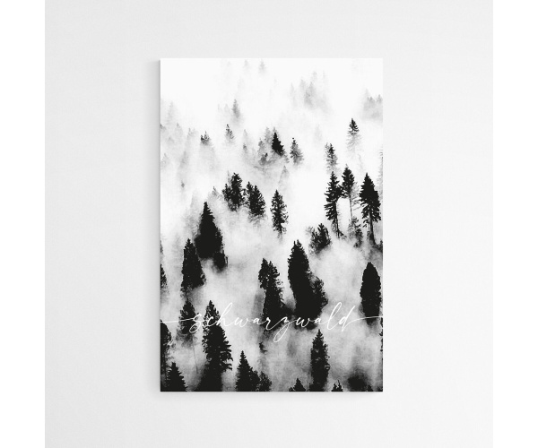 papercut - "Schwarzwald & Nebelwald" 40 x 60 cm