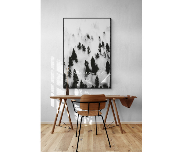 papercut - "Schwarzwald & Nebelwald" 40 x 60 cm