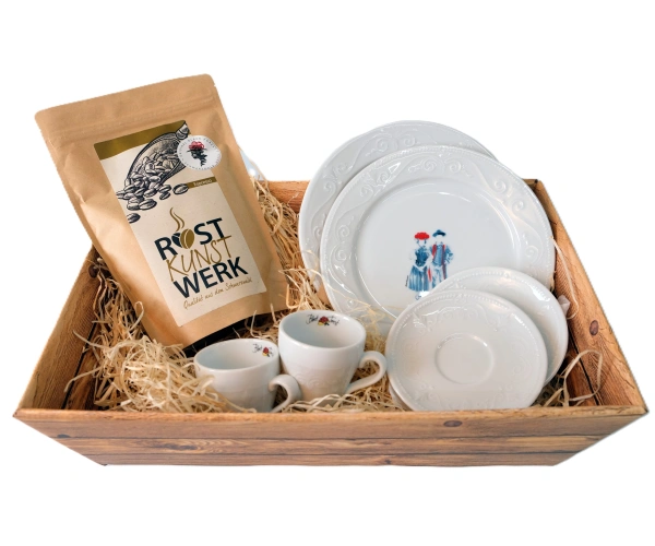 Kaffeservice Set TRACHTENPAAR