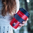 Coffe-to-Go-Becher "Roter Bollenhut"