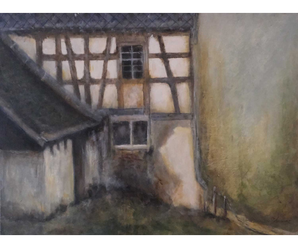 Susanne Schnurr - "Fachwerk" 20 x 30 cm
