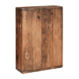 Pr&auml;sentkarton Weinkarton Vintage Holz-Look, 360x250x95 mm